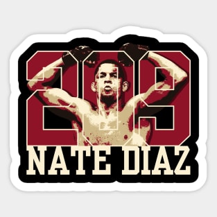 209 Nate Diaz Sticker